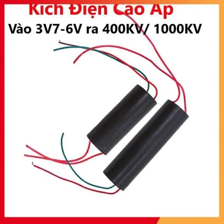 Kích Điện Cao Áp, Vào 3V7-6V ra 400KV 1000KV (Máy đánh lửa, dùi cui) - Module tăng áp