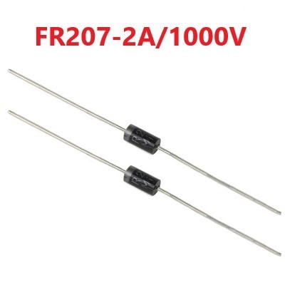 Túi 10 Con - FR107, FR207, FR307 - Diode Xung 1A 1000V Chân Cắm - Phục Hồi Nhanh