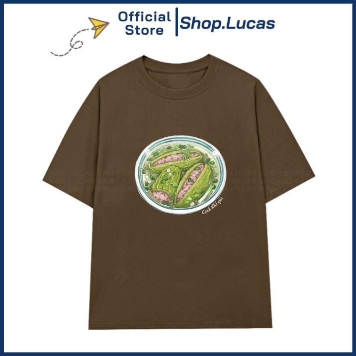 Áo Thun In Hình CANH KHỔ QUA Món Ăn Ẩm Thực VIỆT NAM Unisex Nam Nữ UT