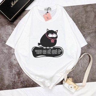 Áo thun SAO HAY RA DẺ QUÀ À áo phông unisex vải cotton thoáng mát cổ tròn chữ hottrend HT