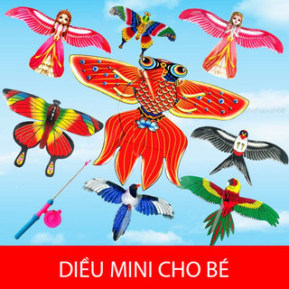  Diều Thả Mini Cho Bé Tặng Kèm Dây Và Cần Nhiều Hình Mẫu  1538DTM  