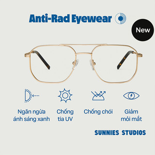 Sunnies studios - kính chống ánh sáng xanh gọng phi công malcom tinsel