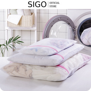 Túi giặt đồ máy giặt Túi lưới giặt đồ cho máy giặt, túi giặt quần áo Túi giặt đồ lót cao cấp vải mịn 3 size SIGO