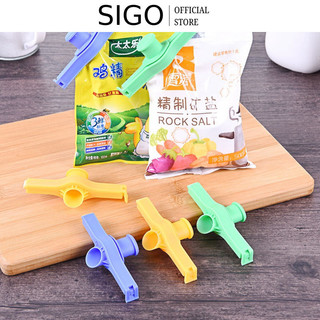 Kẹp miệng túi dài kích thước 11,5 x 1.1 cm sigo
