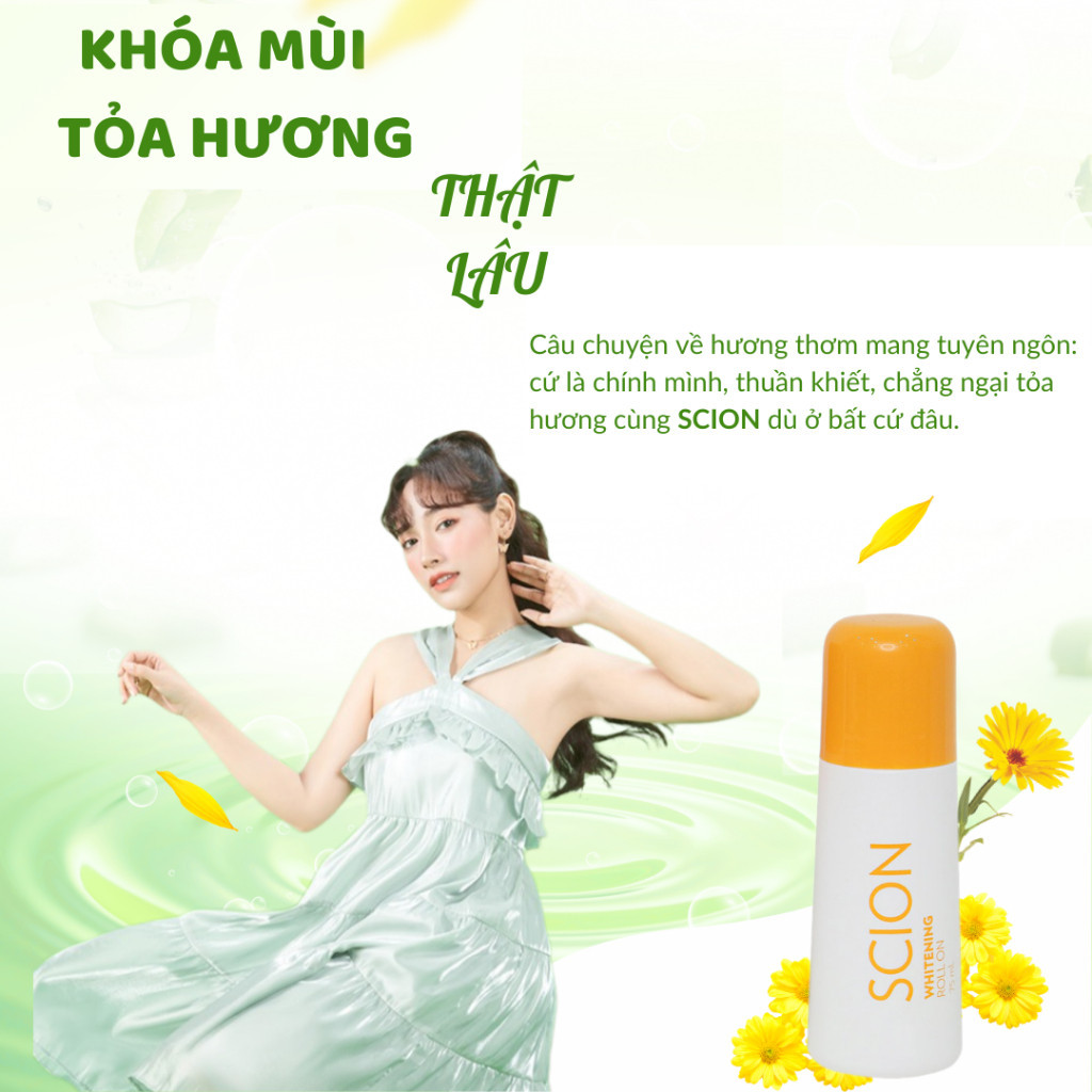 [ MUA 1 TẶNG 1 ] - Lăn Khử Mùi Hôi Nách Scion Chính Hãng 75ml