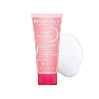 Gel rửa mặt tạo bọt cho da nhạy cảm Bioderma Sensibio Gel Moussant 8ml - Hẻm Cosmetic