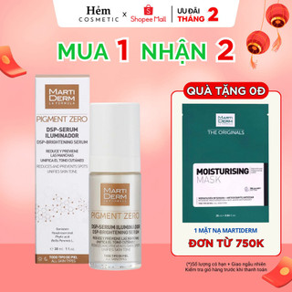 Tinh chất dưỡng sáng da, làm mờ thâm MartiDerm Pigment Zero DSP Serum Iluminador 30ml - Hẻm Cosmetic