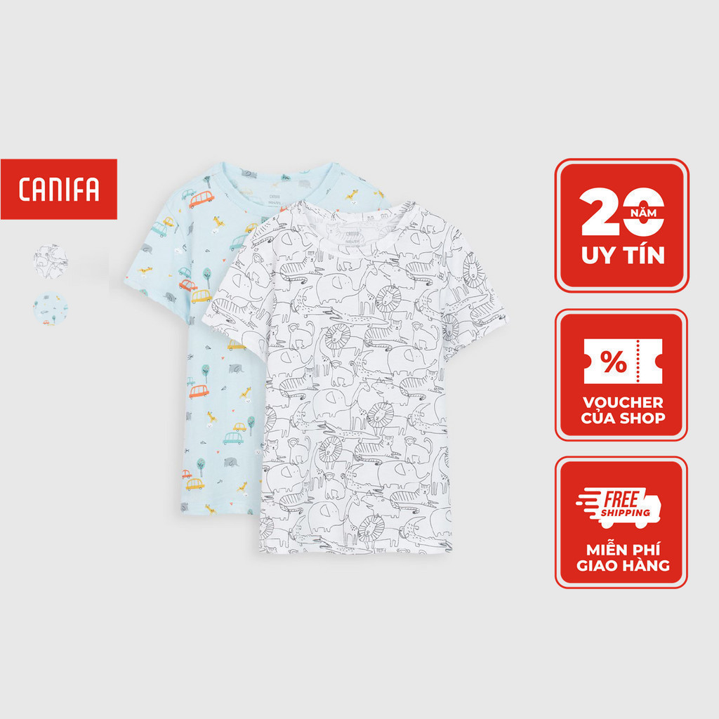 Combo 2 áo phông bé trai CANIFA - 2SA21S002