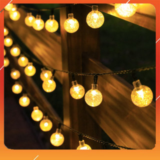 Dây đèn Led hình bi trong suốt có bọt sử dụng Pin AA , dùng trang trí nhà cửa , tiệc tùng , decor chụp hình ,dã ngoại