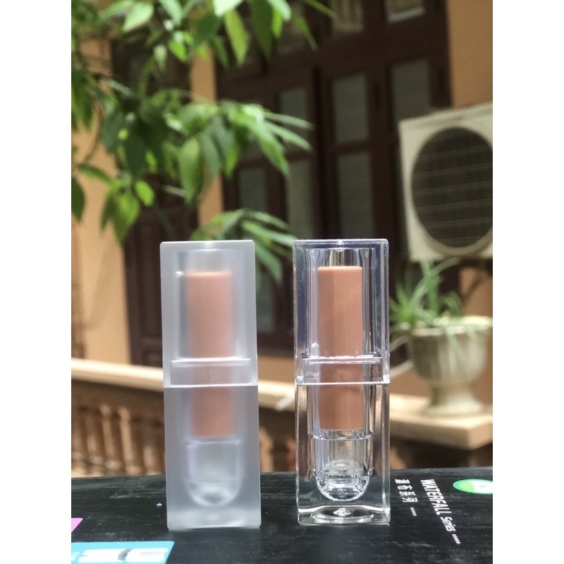 Vỏ đựng son handmade (pha lê trắng) 12.1mm