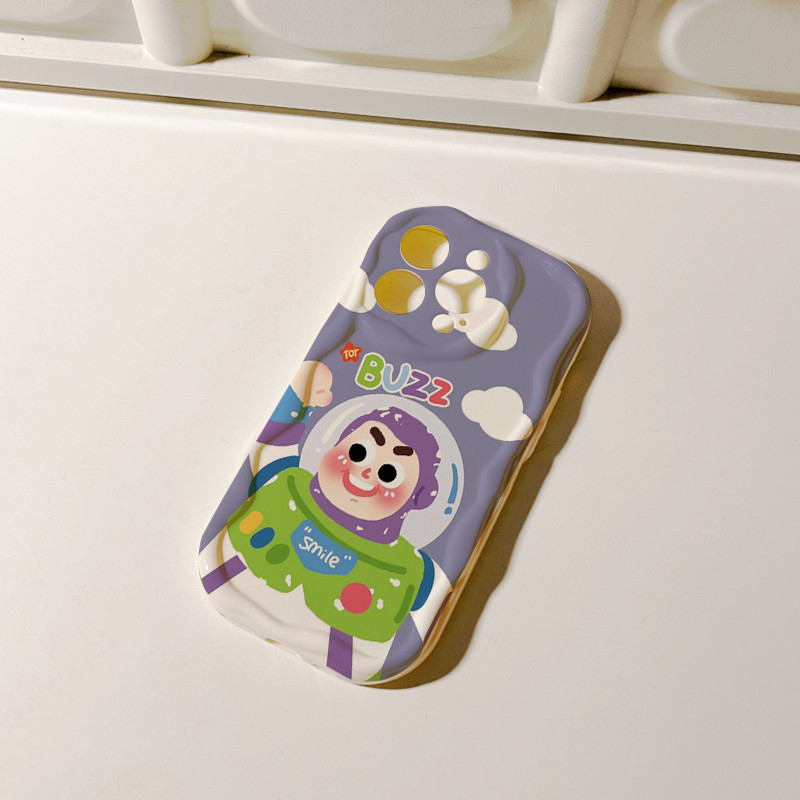 ốp iphone cạnh sóng nổi Buzz tím 6 6s 7 8 plus x 11 12 13 14 max promax sk2054