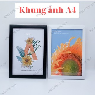 Khung ảnh A4 21x30 20x30 cm SHIP HỎA TỐC khung hình treo tường giá rẻ bảo hành gãy vỡ