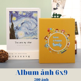 Album Ảnh 6x9 Chứa 200 Ảnh Bìa Giấy Cứng Siêu Xinh Hỗ Trợ In Ảnh Giá Rẻ