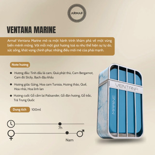 Nước hoa Nam Club Armaf Ventana Marine EDP 100ml
