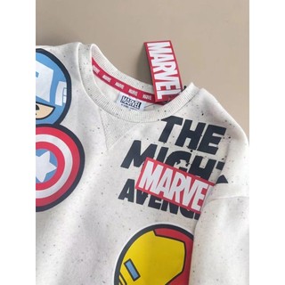 Bộ nỉ bông Primark Marvel màu be size 2 - 8y