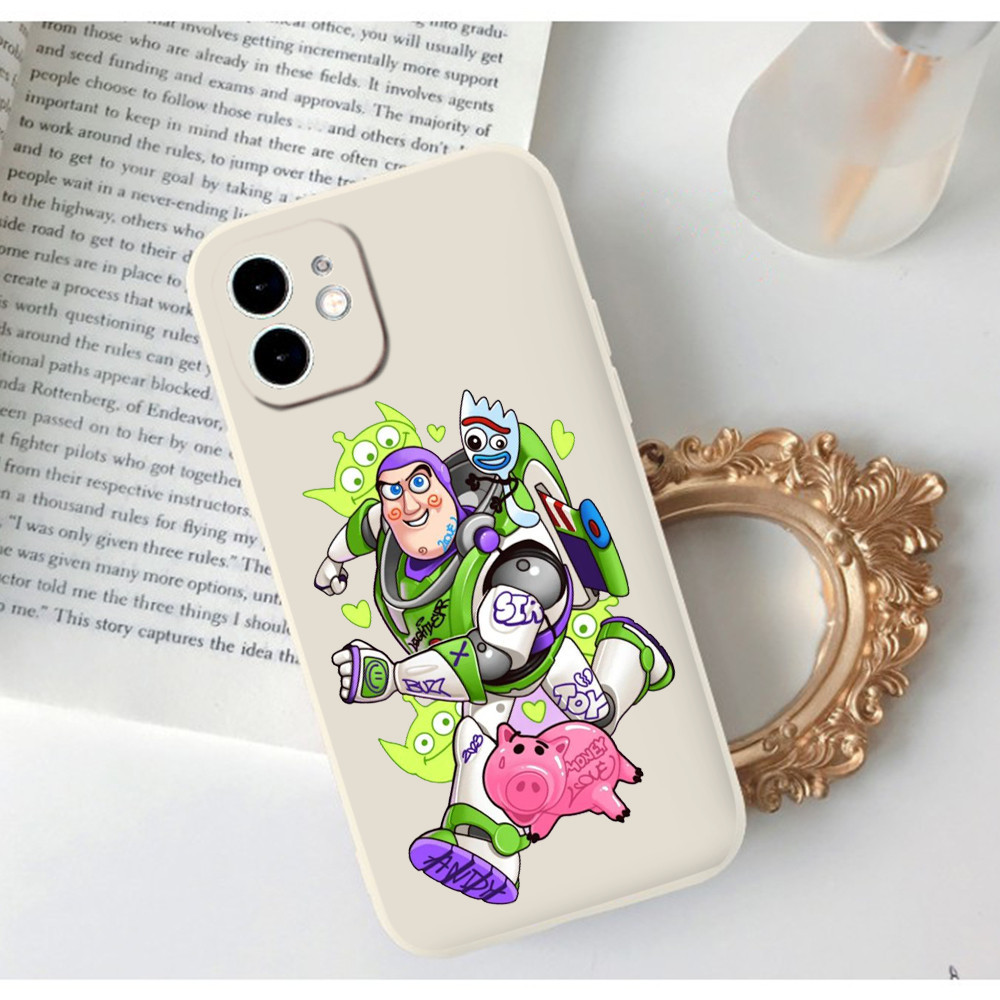 ốp iphone cạnh vuông Buzz sắc màu iphone 6 8 7 plus x xr xsmax 11 12 13 14 pro max - e7385