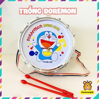 Đồ chơi trống doraemon cỡ lớn 22cm dành cho bé, đồ chơi trống trung thu
