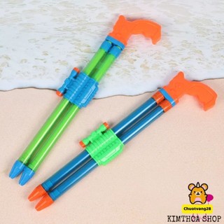 Súng nước 2 nòng dài 61cm, súng bắn phun nước cho bé vui chơi mùa hè