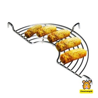 Vỉ gác chảo chiên rán dầu mỡ bằng inox 304 loại dày tiện dụng