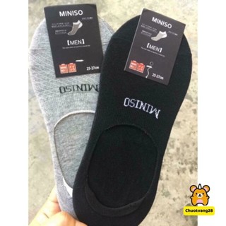 Combo 10 Đôi tất Hài Lười Nam Miniso Kháng Khuẩn Xuất Nhật Loại Đẹp