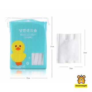 Bông tẩy trang Hàn Quốc 200 miếng