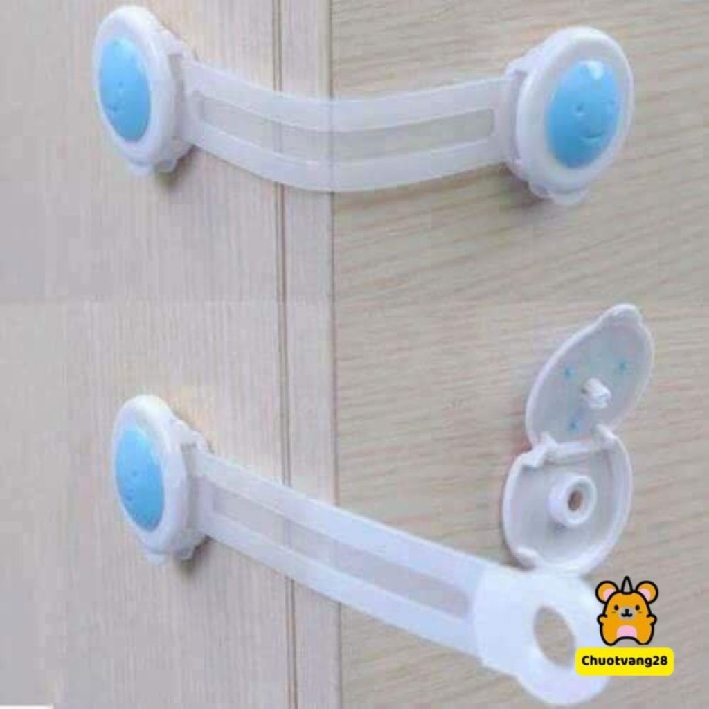 Dụng cụ khóa tủ lạnh, ngăn kéo chống mở an toàn cho bé