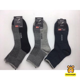 Set 10 đôi tất nam cổ cao Miniso Nhật Bản
