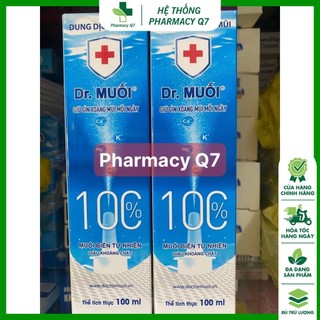 Dung Dịch Xịt Mũi Dr. MUỐI Chai 100ml - Giúp Giữ Gìn Khoang Mũi Mỗi Ngày Xit mui Dr Muoi Doctor Muoi