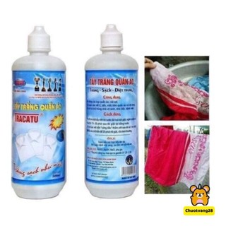 Tẩy Mốc Đồ Trắng , Tẩy mốc , trắng quần áo Tracatu 500ml