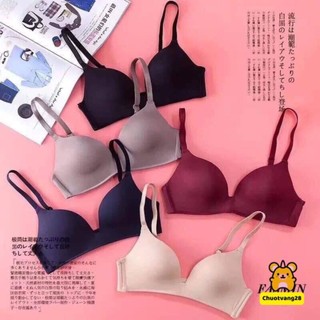 Áo lót đúc Nhật trơn không gọng đệm mỏng