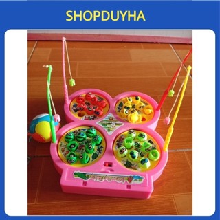 Bộ đồ chơi câu cá 4 bể câu có nhạc cho bé