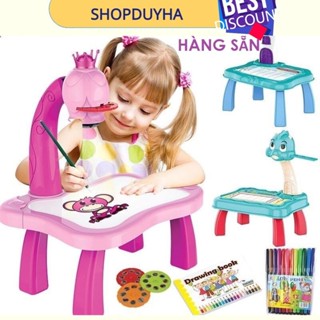 Bàn vẽ có đèn chiếu sáng thông minh cho bé, đèn vẽ tranh cho bé - có đèn