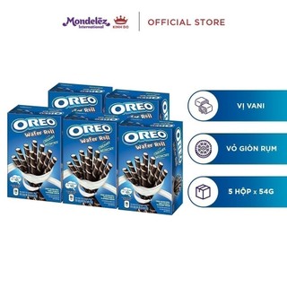[DATE 29.11.2023] - [MUA 5 TẶNG 1] - Bánh quế OREO vị vani, combo  5 hộp x 54g