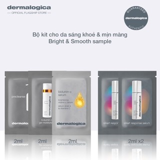 Bộ kit cho da sáng khoẻ & mịn màng Dermalogica Bright & Smooth sample