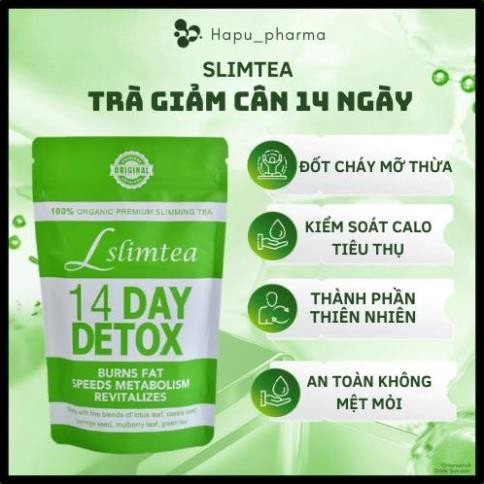 Detox Trà giảm cân LSLIMTEA lấy lại vóc dáng sau 14 ngày giảm cân an toàn hiệu quả