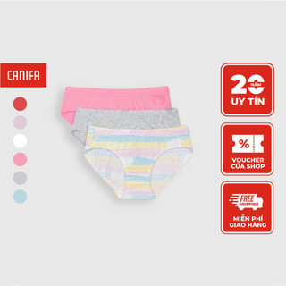 Set 3 quần lót bé gái tam giác 100% cotton CANIFA - 1US20A007