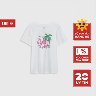 Áo phông bé gái cotton USA CANIFA - 1TS21S016