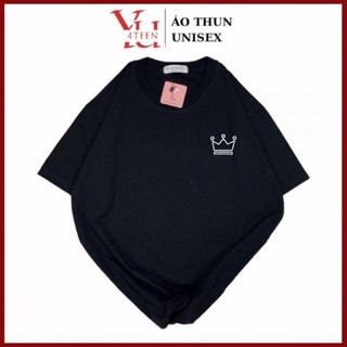 Áo Thun PHÔNG NAM NỮ UNISEX in Decal King Queen GÓC HU AP