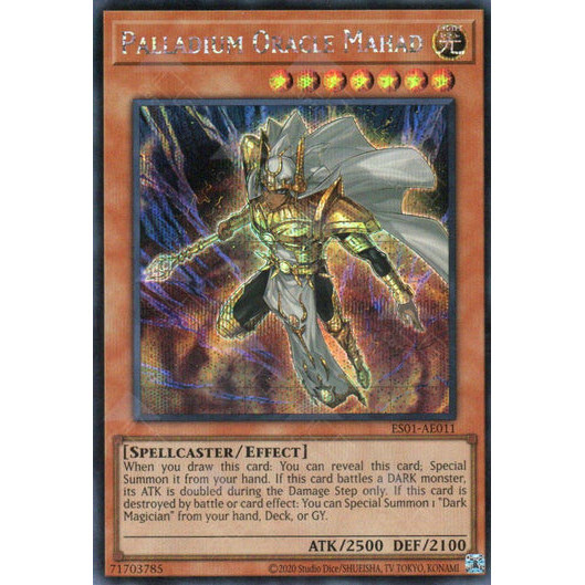 [ Bài Yugioh Chính Hãng ] ES01-AE011 Palladium Oracle Mahad (SER)