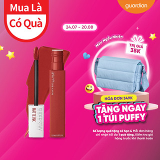 Son Kem Lì Maybelline Super Stay Matte Ink Lipstick (City Edition) 118 Dancer Cam Cháy 5ml
