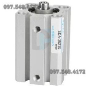 Xi lanh khí nén SDA 32 40 50 -Xy lanh khí nén compact SDA -Xi lanh vuông ren trong-ben hơi khí nén