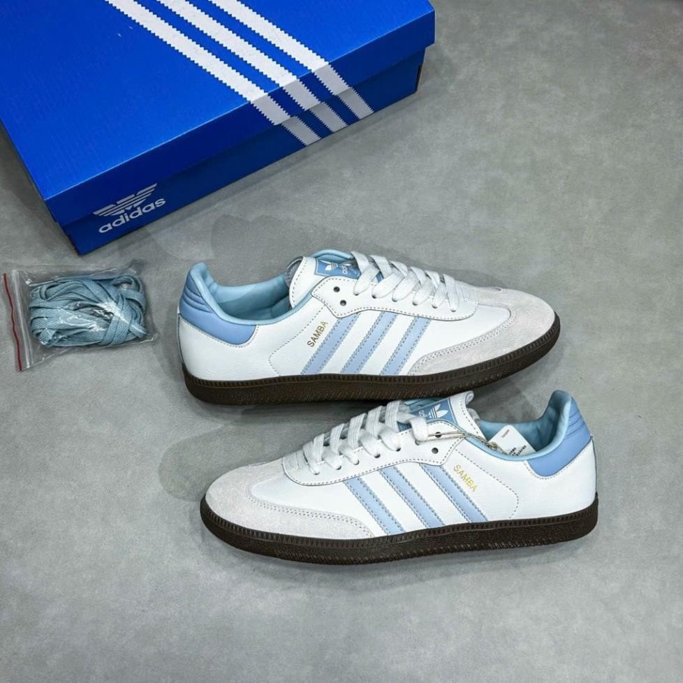 Giày Adidas Samba Classic Xanh Ngọc nam nữ_giày Samba bản cao cấp Trung full phụ kiện fullbox fullsize 36-43