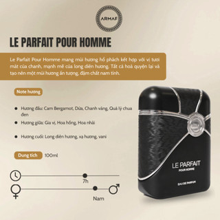Nước hoa Nam ARMAF Le parfait pour homme 100ML