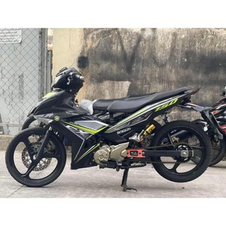 tem rời exciter 150 xe đen phối xanh lá - PDC