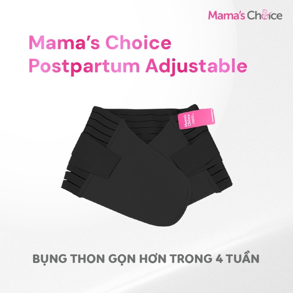 Áo corset chỉnh dáng sau sinh Mama’s Choice Postpartum Adjustable Corset, đai nịt bụng thon eo sau sinh