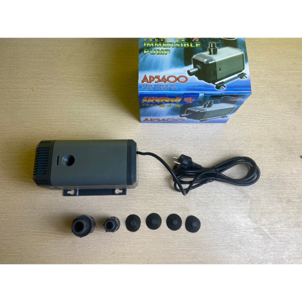 Bơm nước bể cá mini Lifetech AP5400 (lưu lượng: 3900L/phút; cột áp: 4.5M; công suất: 150W; ống ra 25