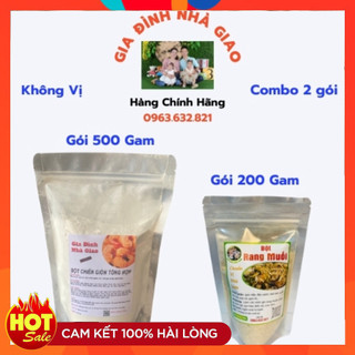 Com bo 2 gói bột chiên giòn tổng hợp bột rang muối