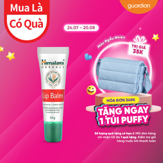 Son Dưỡng Môi Himalaya Herbals Lip Balm Không Màu 10Gr