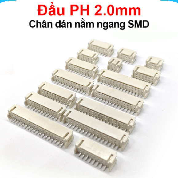 [FLASH SALE] Đầu PH 2.0mm chân dán nằm ngang