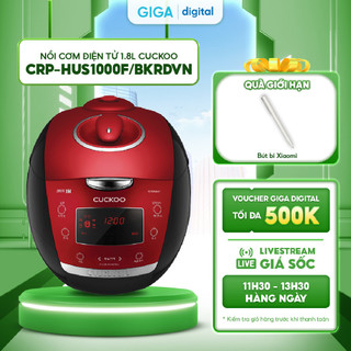 Nồi cơm điện tử 1.8l cuckoo crp-hus1000f/bkrdvn